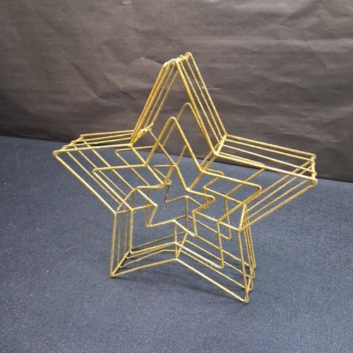 Vintage star shaped gold - shaped, tone